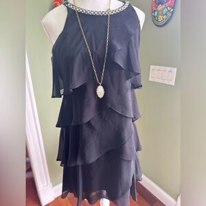SLNY dress black. Size 10 P